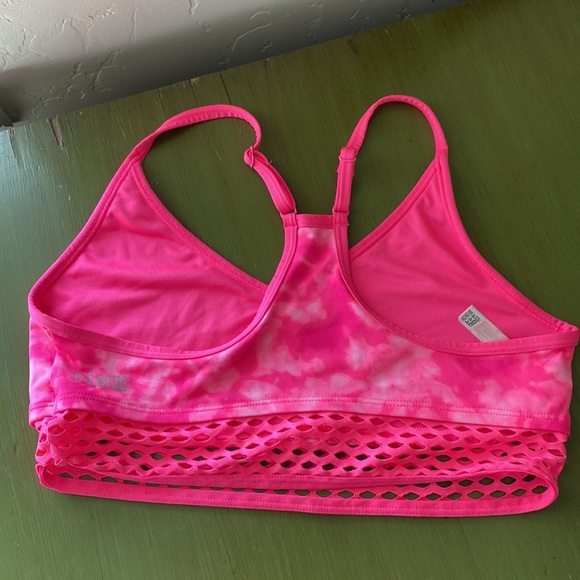 PINK L hot pink bralette/swim top - Picture 2 of 4